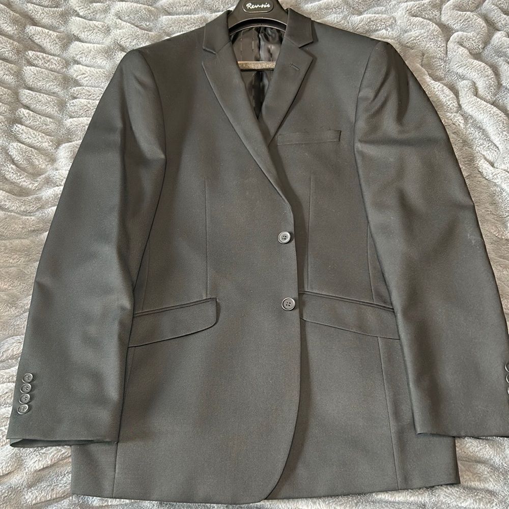 2 - Piece Black Suit Jacket and Pants